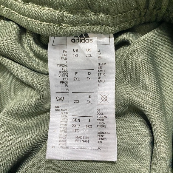 Adidas Men's Tiro 19 Track Pants in Olive Green Size 2XL - Picture 2 of 6